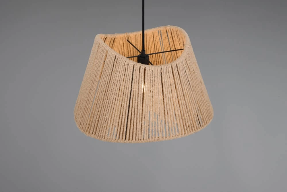 Japandi hanglamp Valerie rotan Ø 52cm Trio 4017807637380