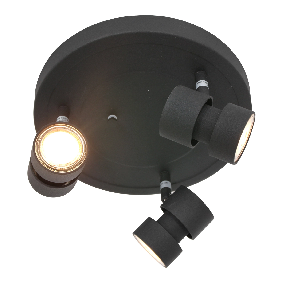 Led plafondspot Natasja LED zwart Steinhauer 8712746175752