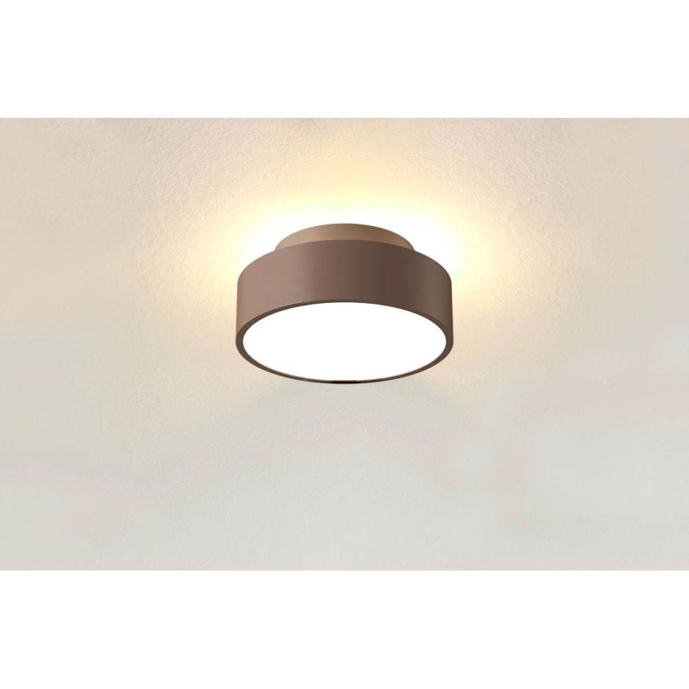 Plafondlamp Chicago Ø 15cm brons geborsteld Artdelight 8720701101302