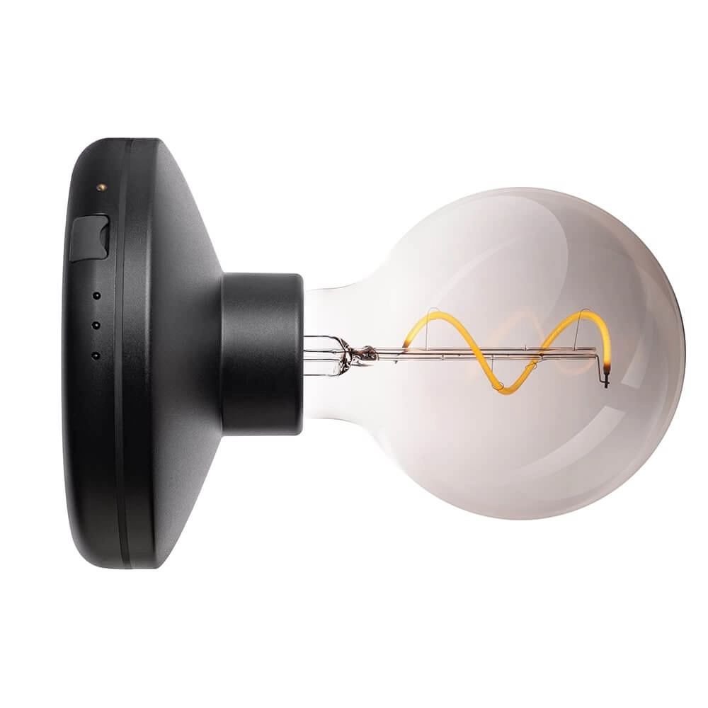Oplaadbare wandlamp Bee Black Smoked Humble 7446023299213