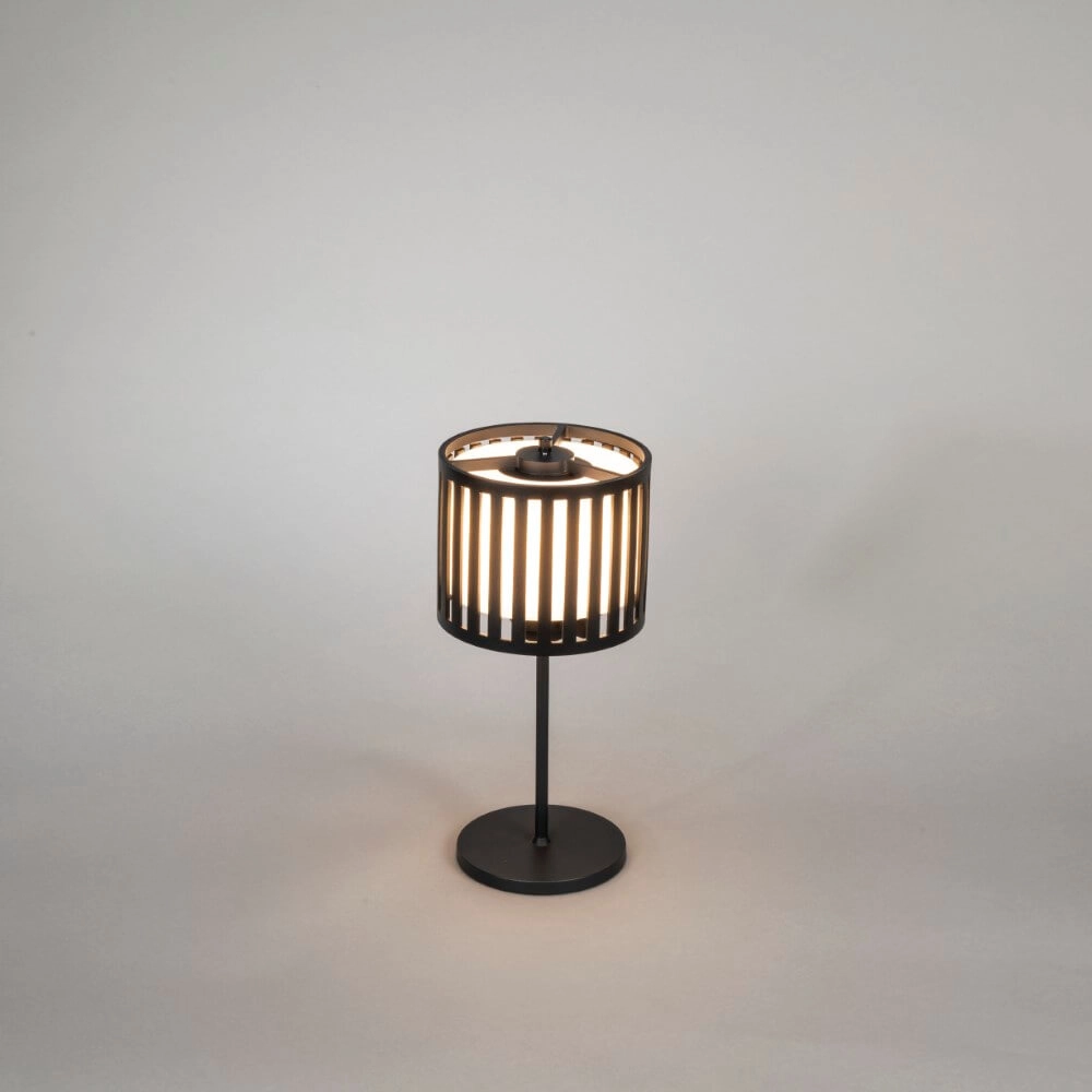 Unieke tafellamp Bottle zwart oplaadbaar KonstSmide 7318308377520