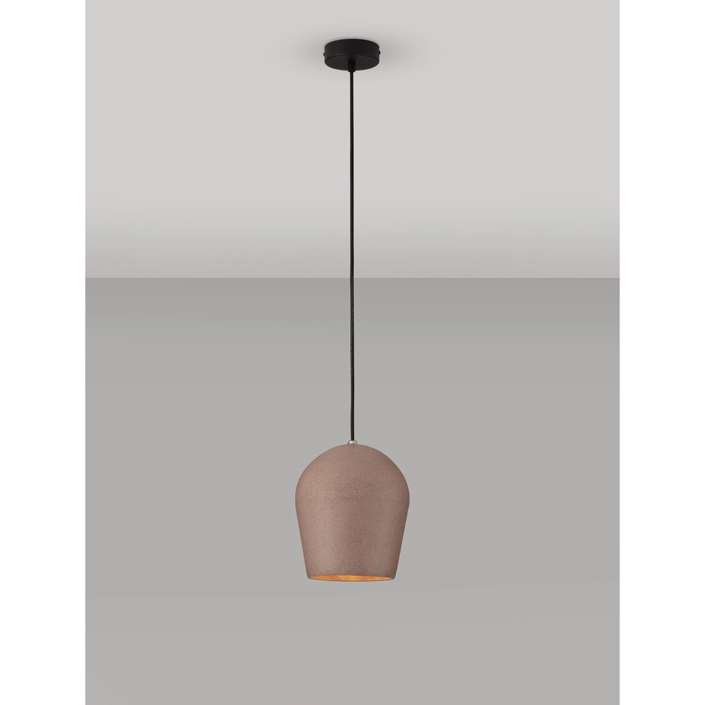 Hanglamp Omio Ø 20cm aarde bruin Lyora 5212017468895