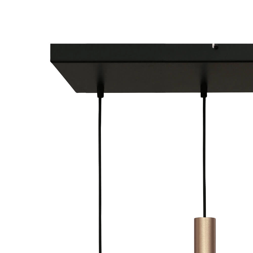 6-lichts hanglamp Bella 2 met goud glas Masterlight 8718121340715