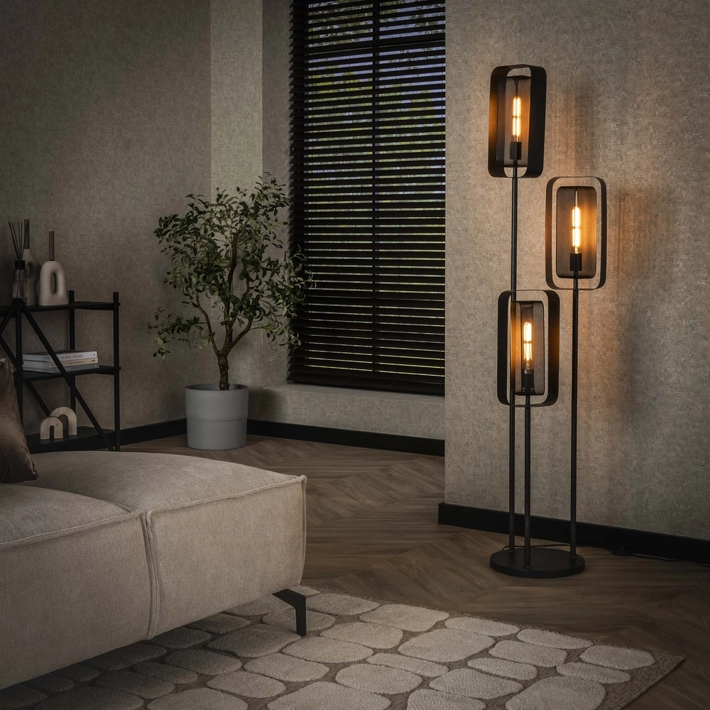 3L metalen gaas vloerlamp Mesh 170cm