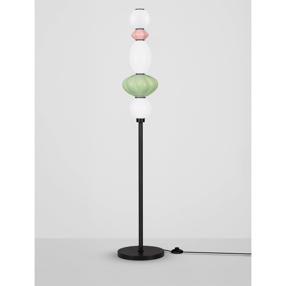 Vloerlamp Oneta wit - roze - groen Lyora 5212017473967