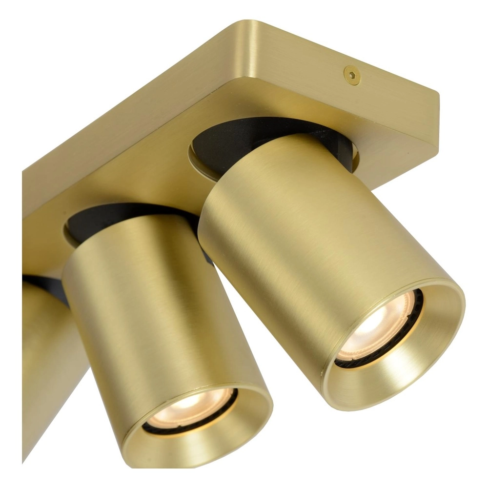 Plafondspot Nigel 3-lichts goud Lucide 5411212092991