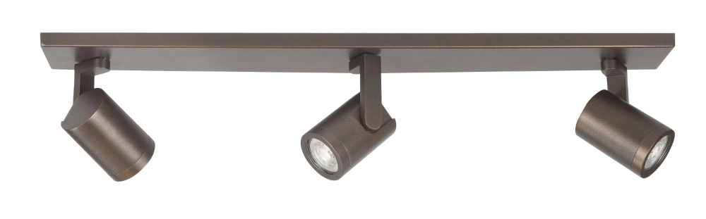 3-lichts opbouwspot Halo choco - GU10