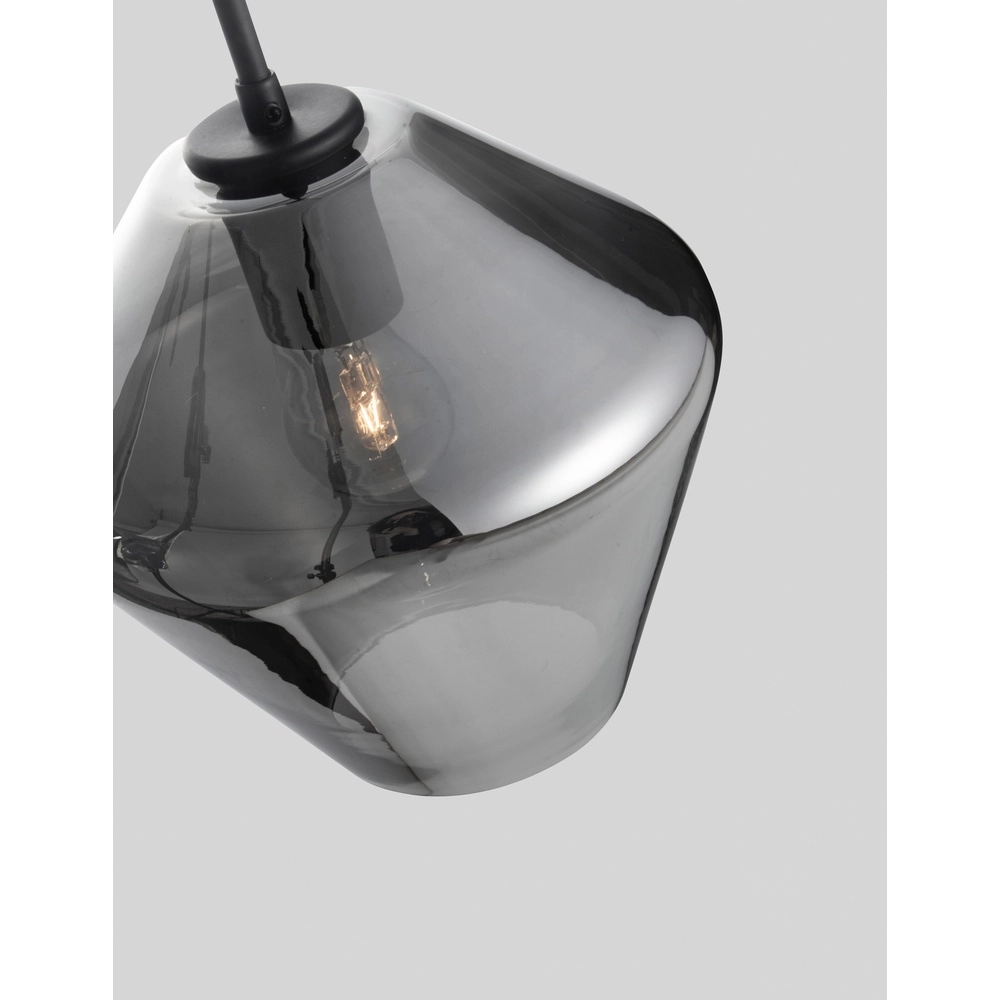 Hanglamp Veiro chroom glas Ø 23 x 22cm Lyora 5212017421296