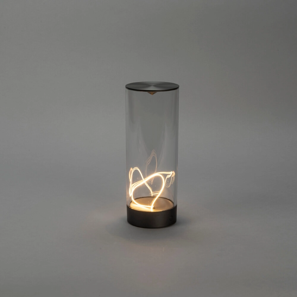 Oplaadbare lamp Edison S antraciet KonstSmide 7318307846379