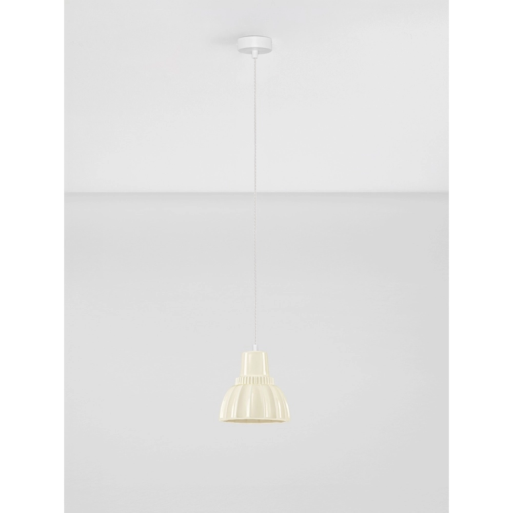 Hanglamp Picco wit met crème Lyora 5212017495402