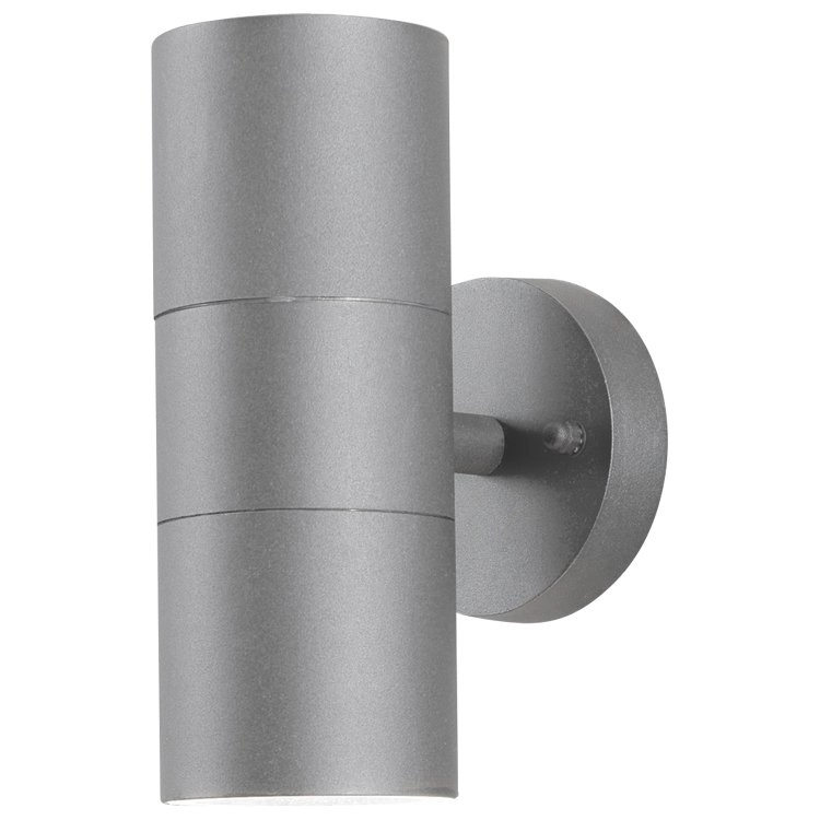 Wandspot Modena Up - Down 2-lichts 19cm grijs Wandspot Modena Up - Down 2-lichts 19cm grijs
