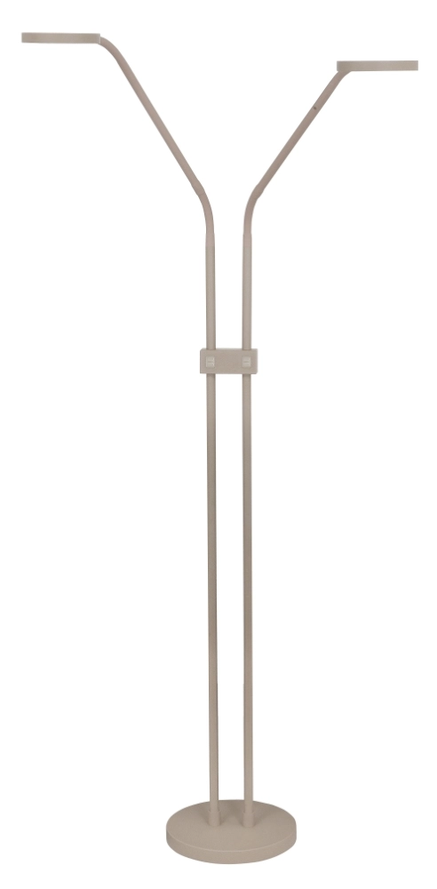 2-lichts led leeslamp Málaga zand