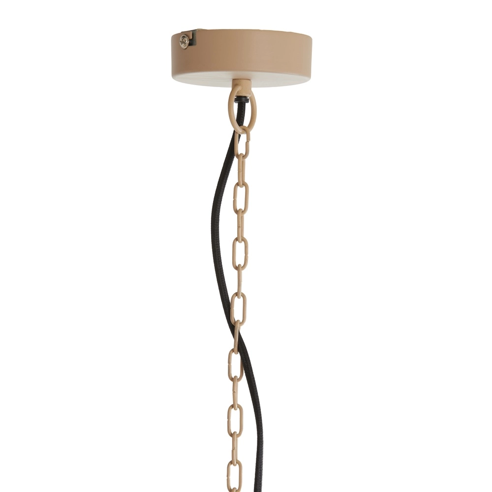 Metalen net hanglamp Nakisha Ø 31cm - zand Light & Living 8717807694999
