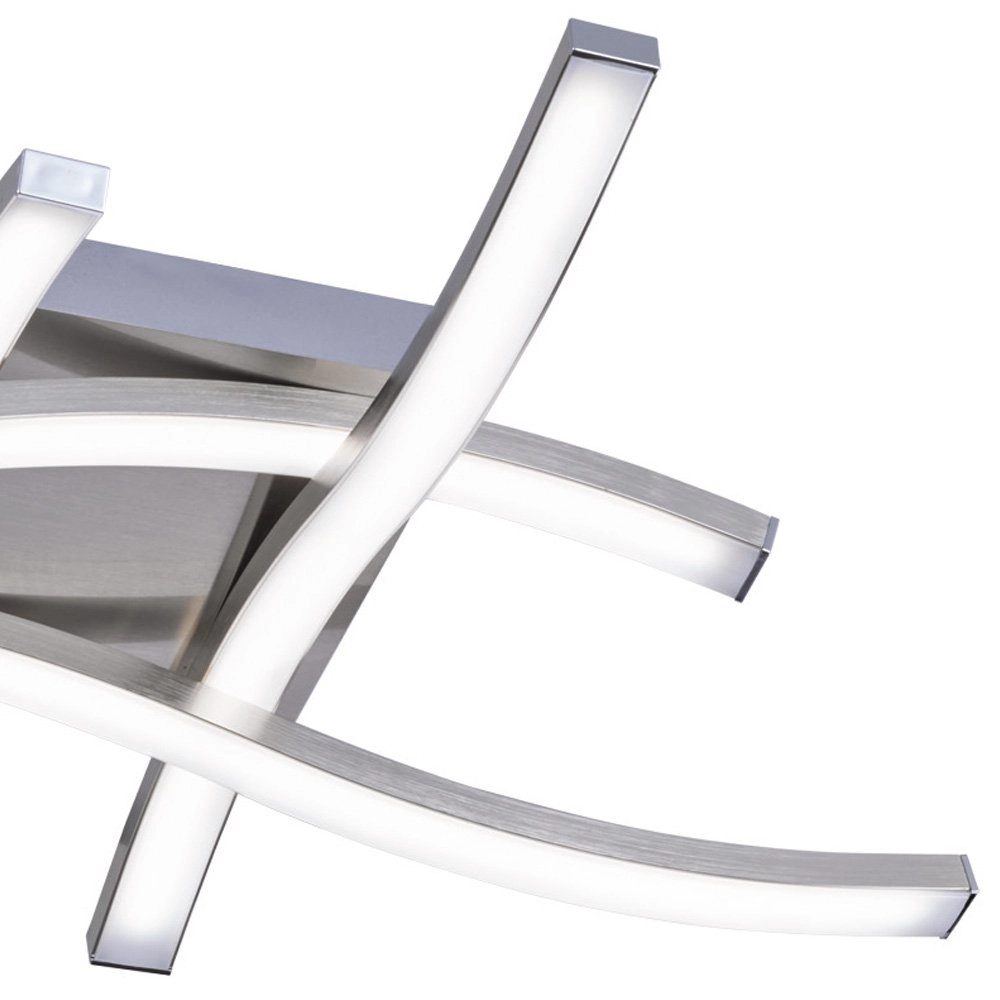 Design plafondlamp Route 4-lichts grijs Trio 4017807389340