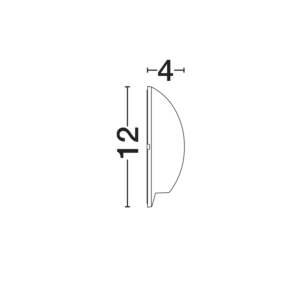 Wandlamp Passo enkel wit Lyora 5212017478634