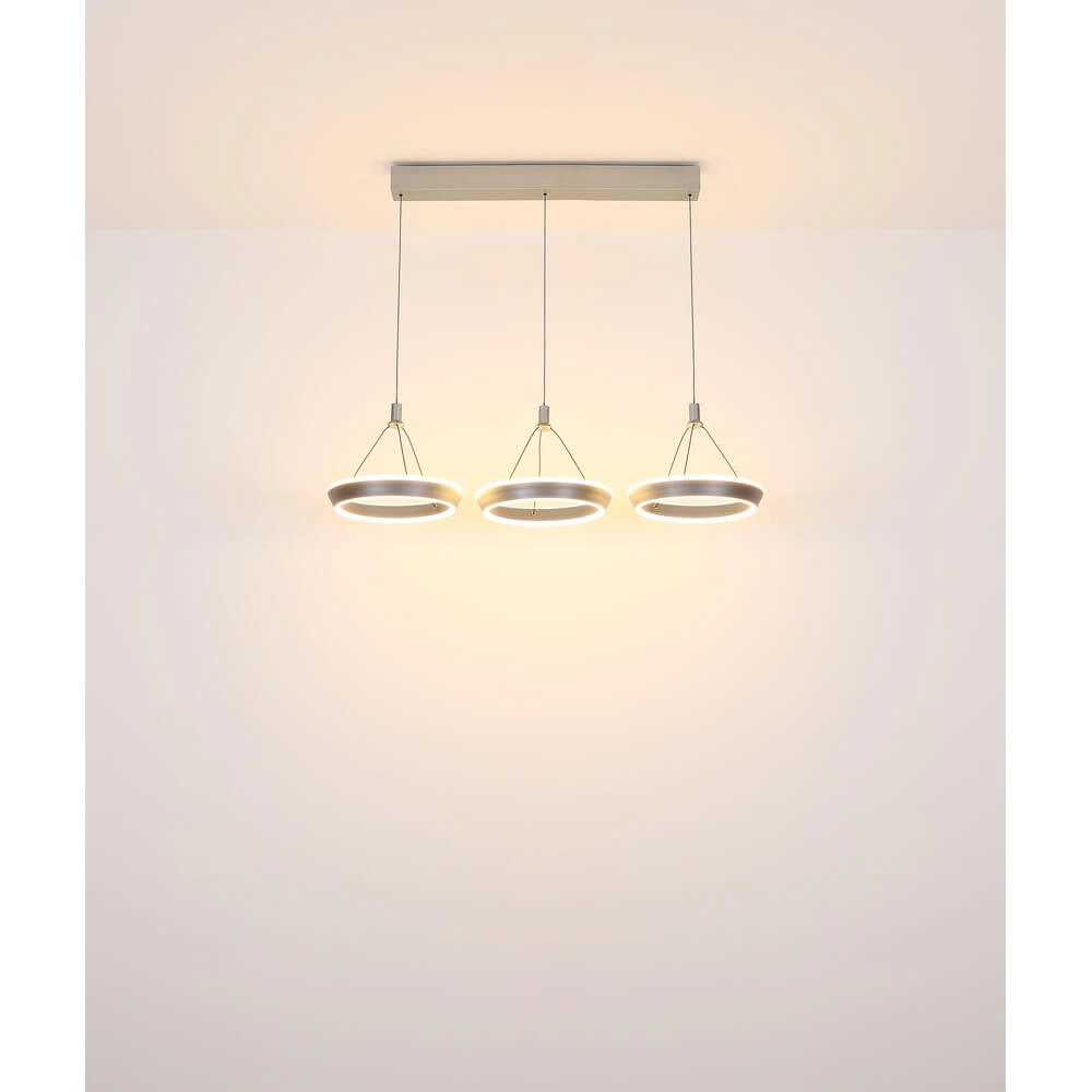 3-lichts hanglamp Grenvix design zwart Globo 9007371450770