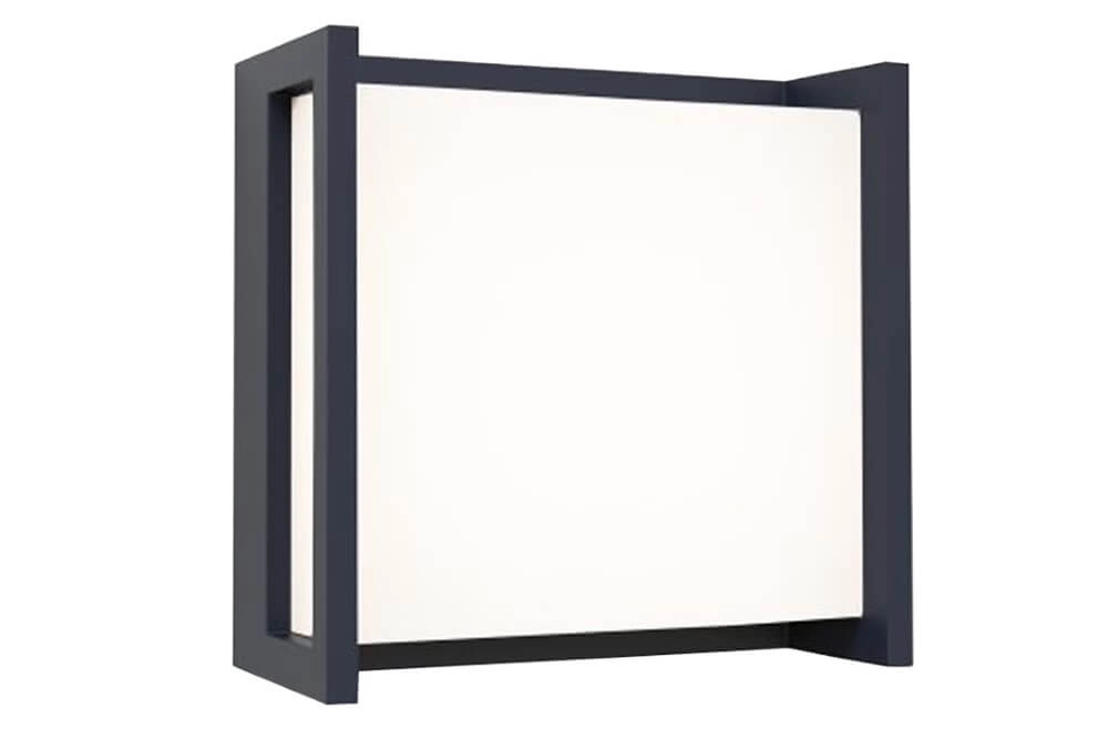 Design wandlamp Qubo antraciet Design wandlamp Qubo antraciet