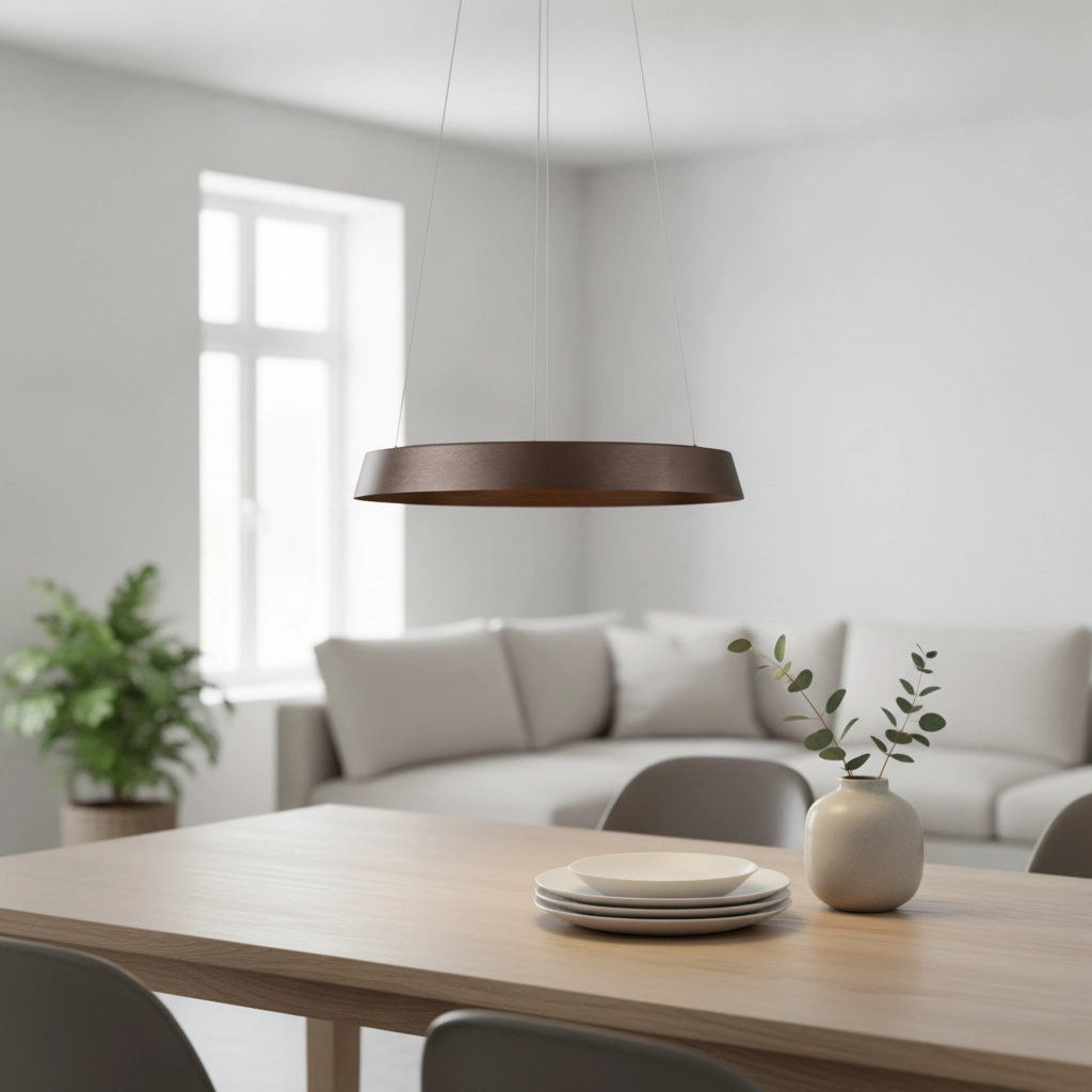 Design hanglamp Ormi Ø 45cm koffie bruin