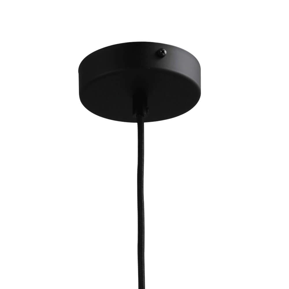 Hanglamp Ø 20cm Bella 2 Zwart met smoke glas Masterlight 8718121256382