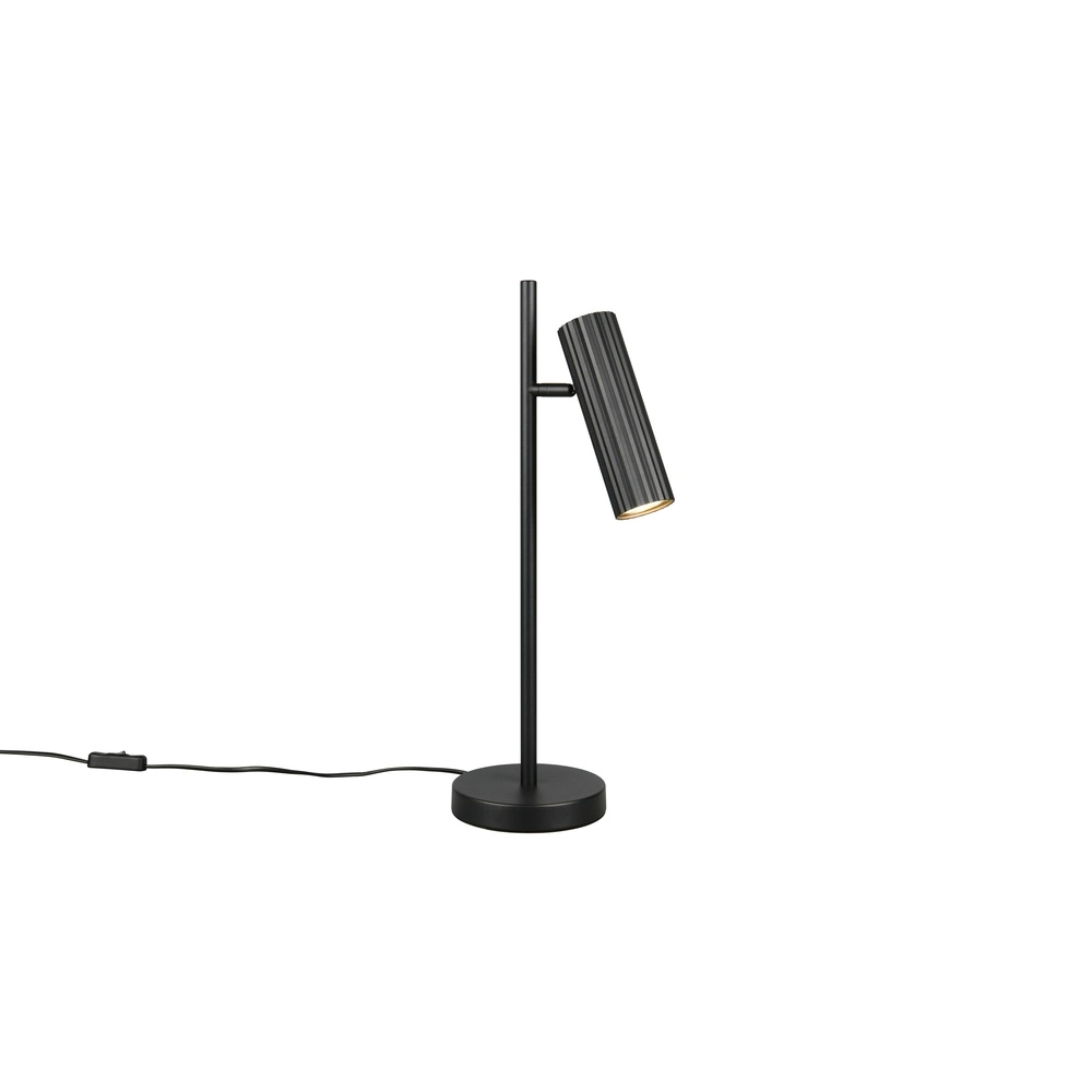 Strakke tafellamp Soka zwart Strakke tafellamp Soka zwart
