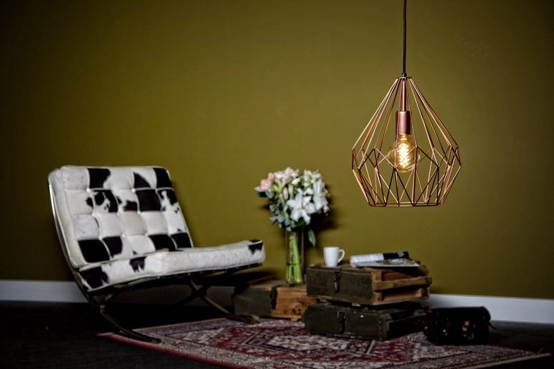 Hanglamp Carlton koper Eglo 9002759492588