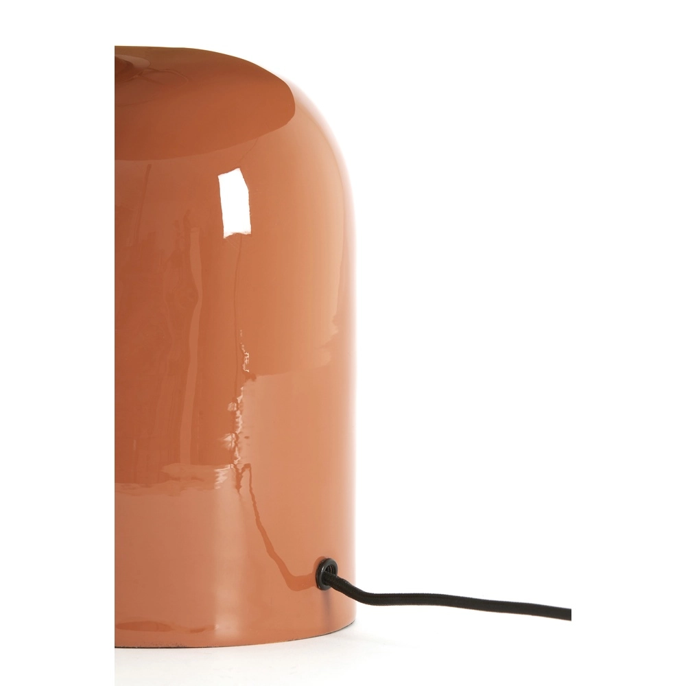 Schemerlamp Todd ovaal - glans donker oranje Light & Living 8717807818951