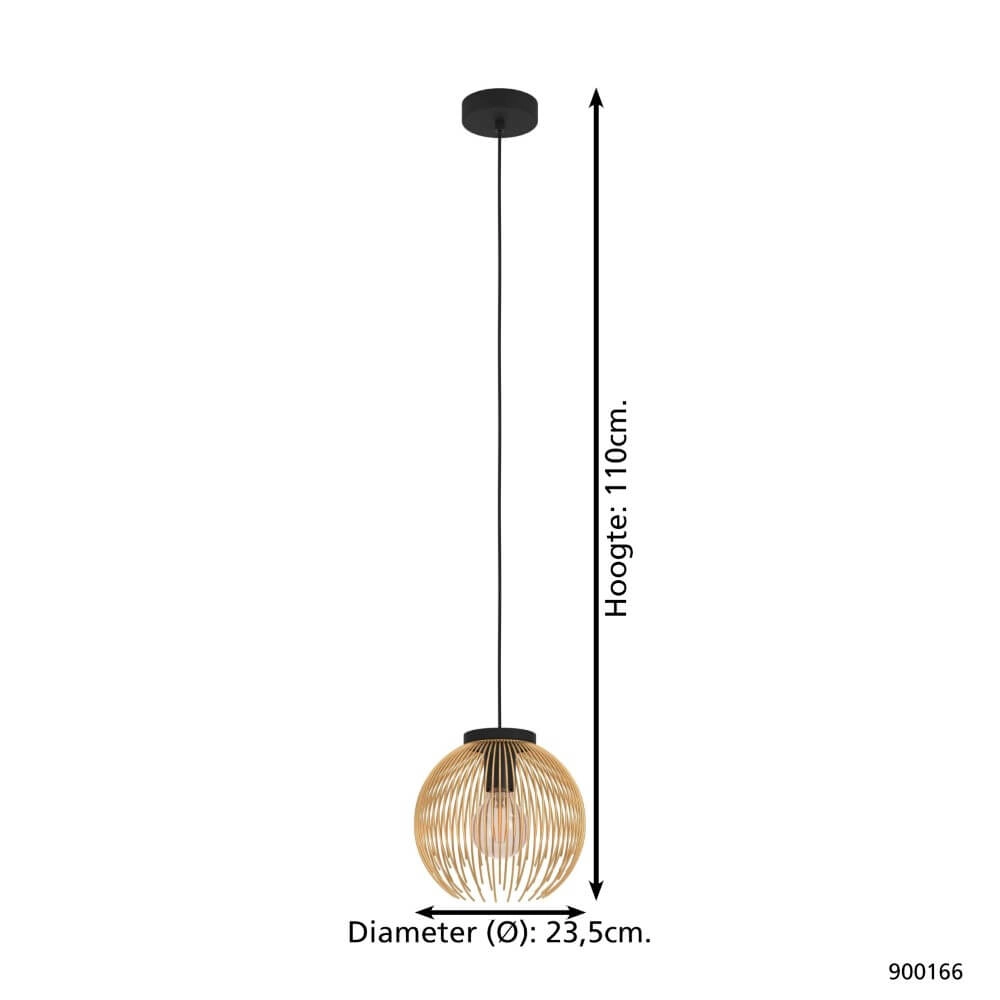 Gouden hanglamp Venezuela Ø 23,5cm Eglo 9008606242788