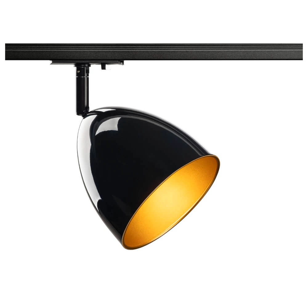 1-fase rail lamp Para Cone zwart