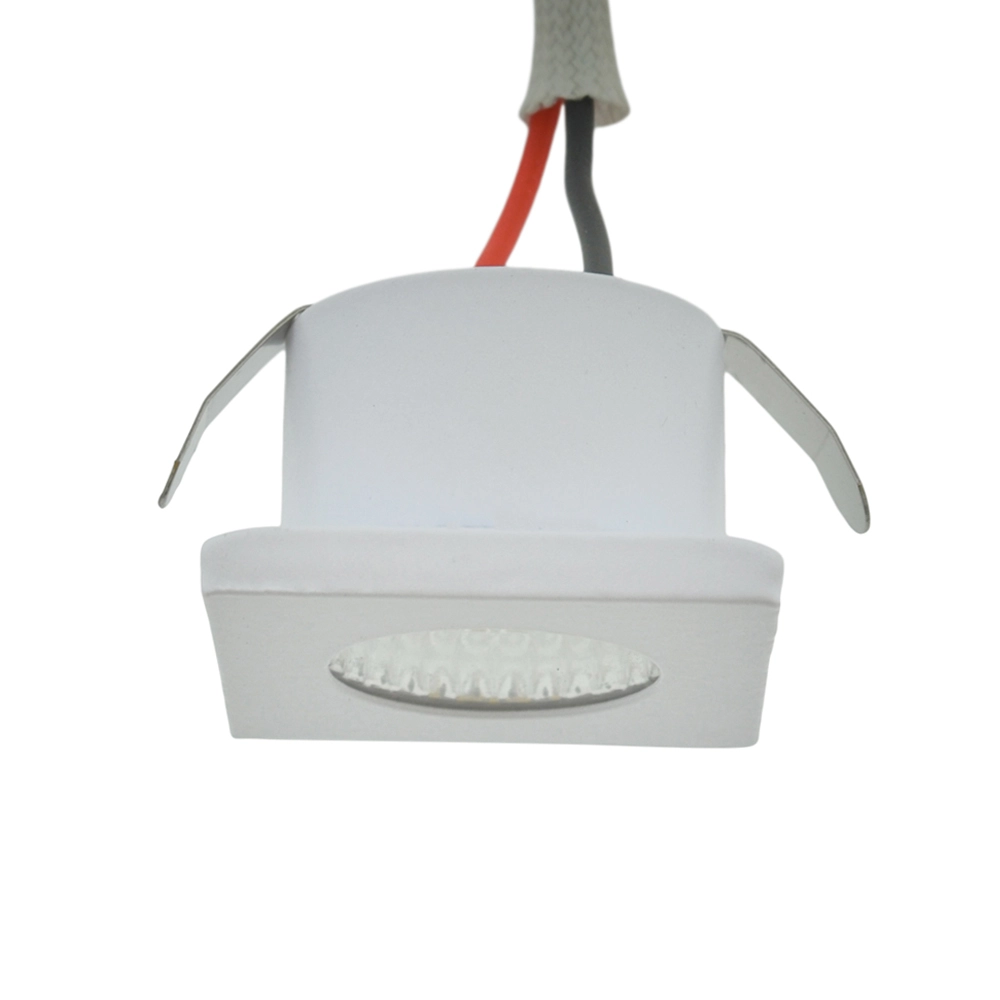 Vierkant inbouwspotje Forte Mini wit Lyora 8716803509535