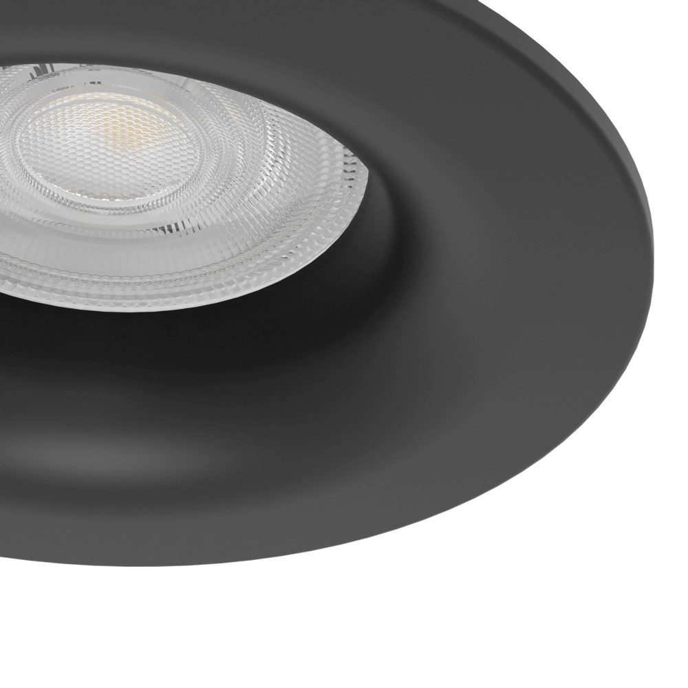 Set van 3 inbouwspots Salabate zwart Ø 8,8cm IP65 Eglo 9008606358892