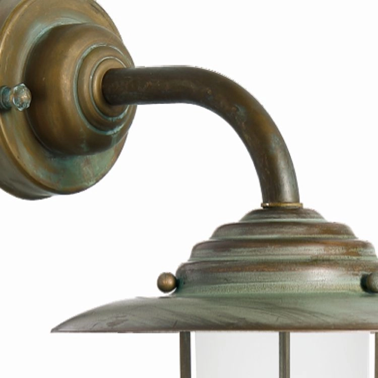 Stallamp Maritime landelijk 30cm koperbruin Franssen 8021035005299