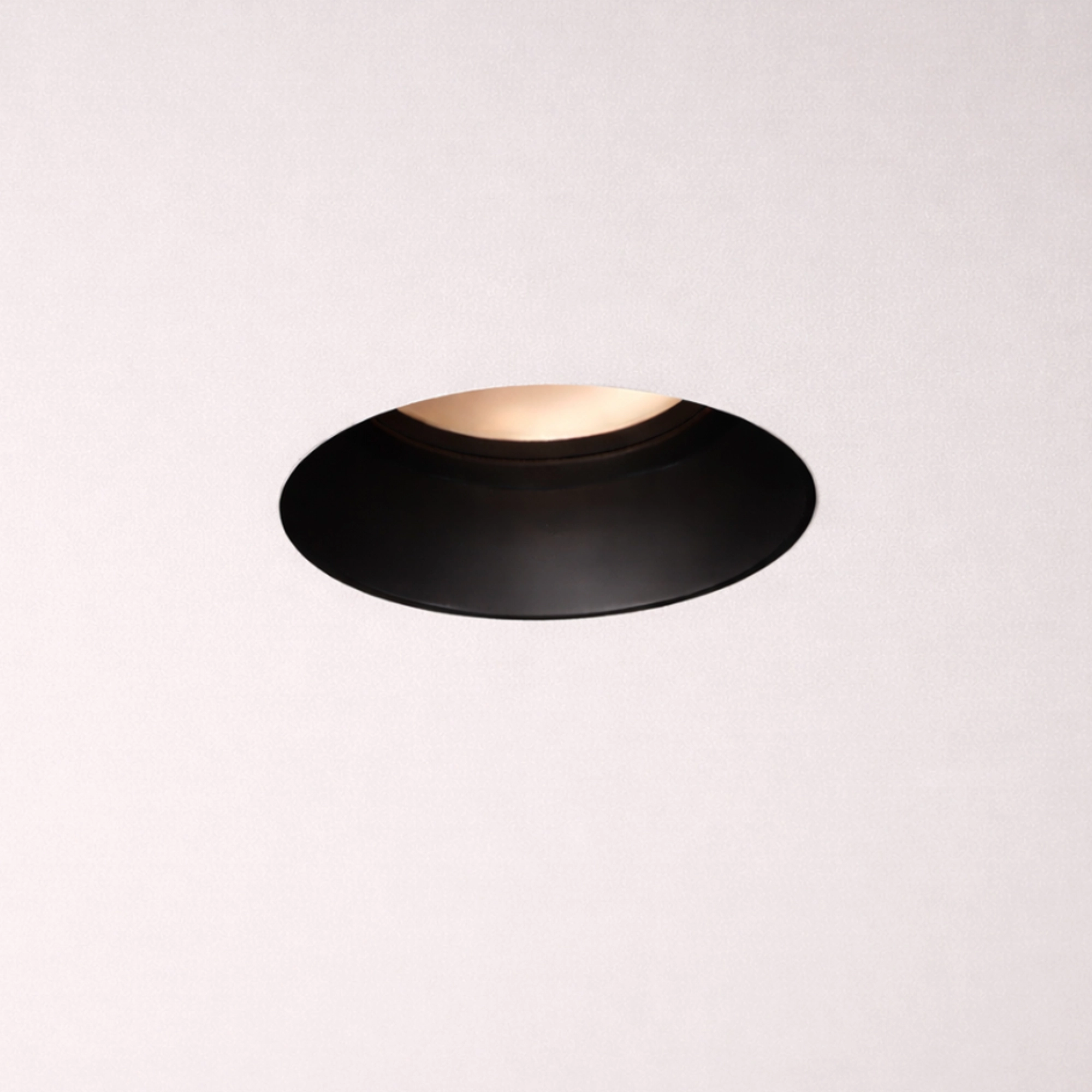 Inbouw stucspot Slim Trimless 3 richtbaar zwart