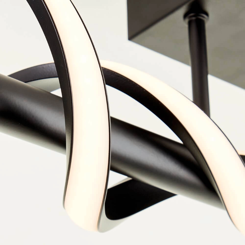 Zwarte design plafondlamp Amalie M Brilliant 4004353411724