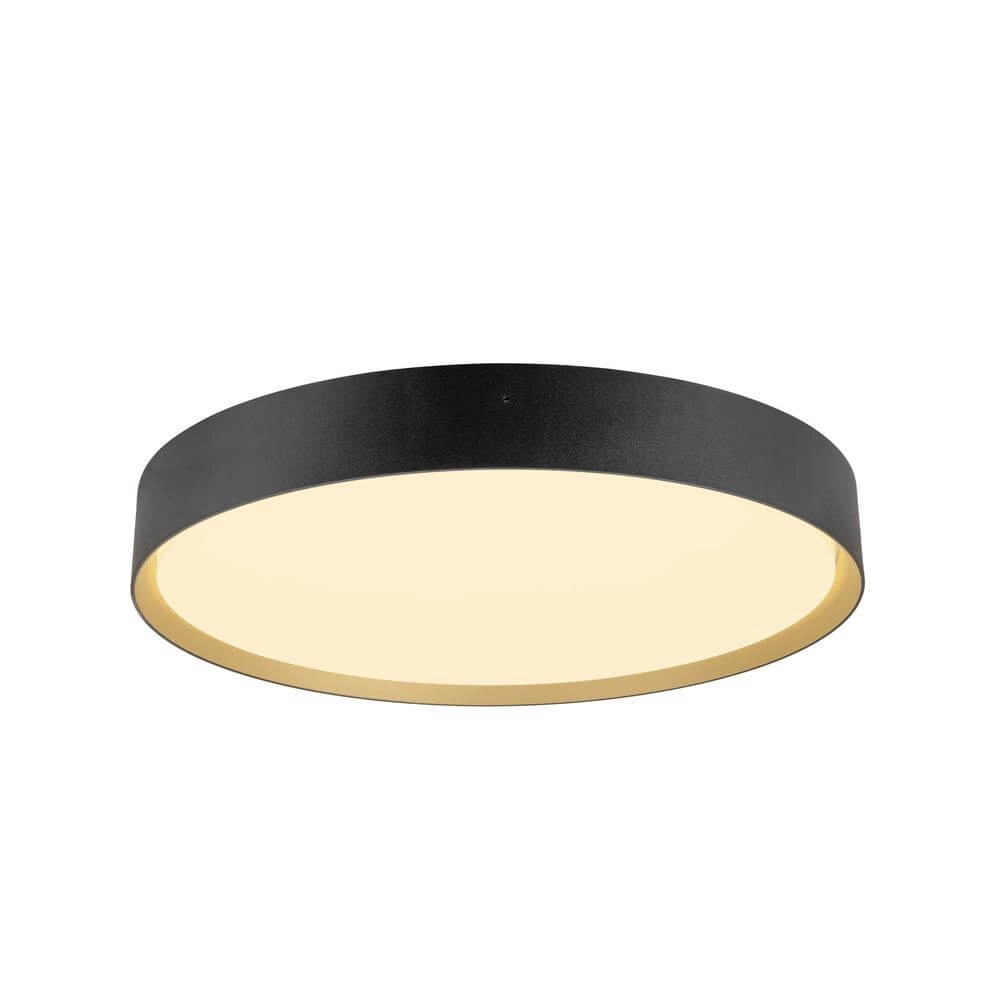 Plafondlamp Decona 42 zwart-goud Ø 42cm Plafondlamp Decona 42 zwart-goud Ø 42cm