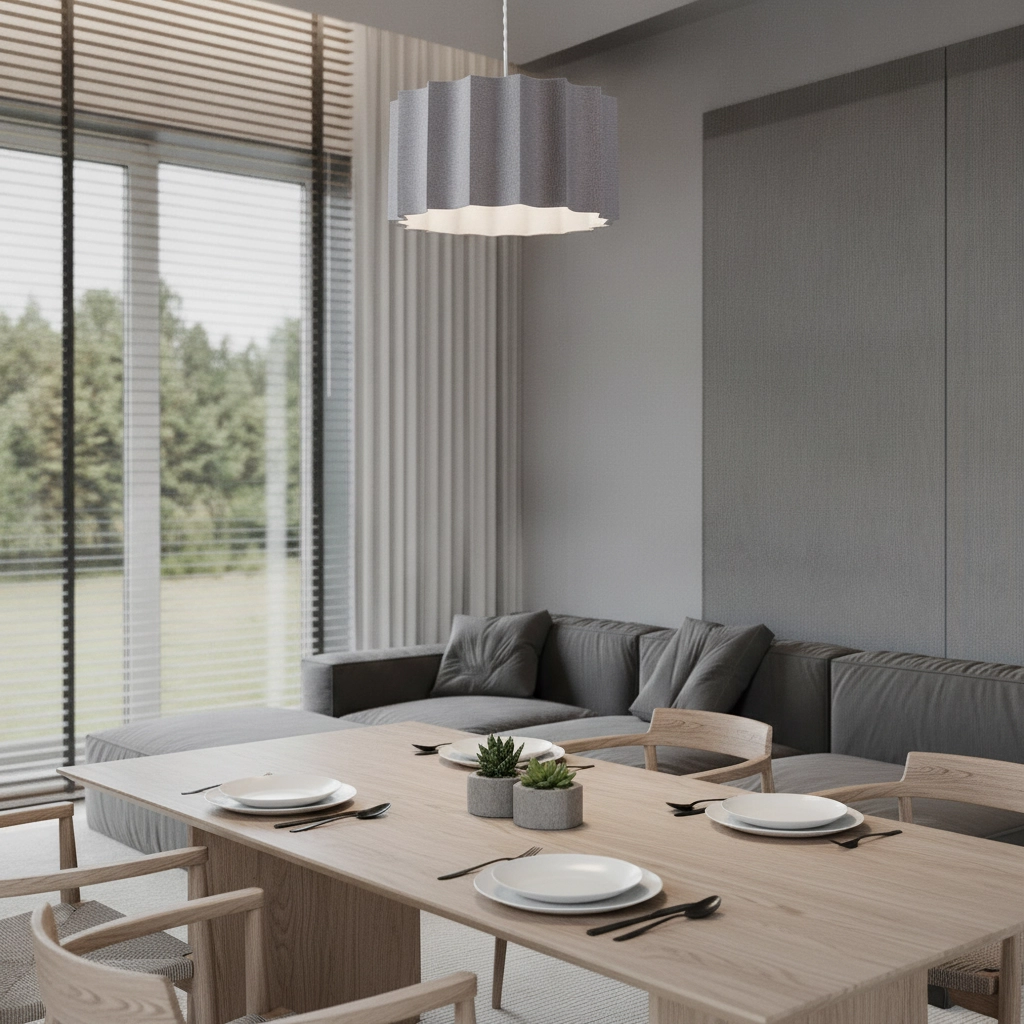Design hanglamp Alve grijs Ø 45cm