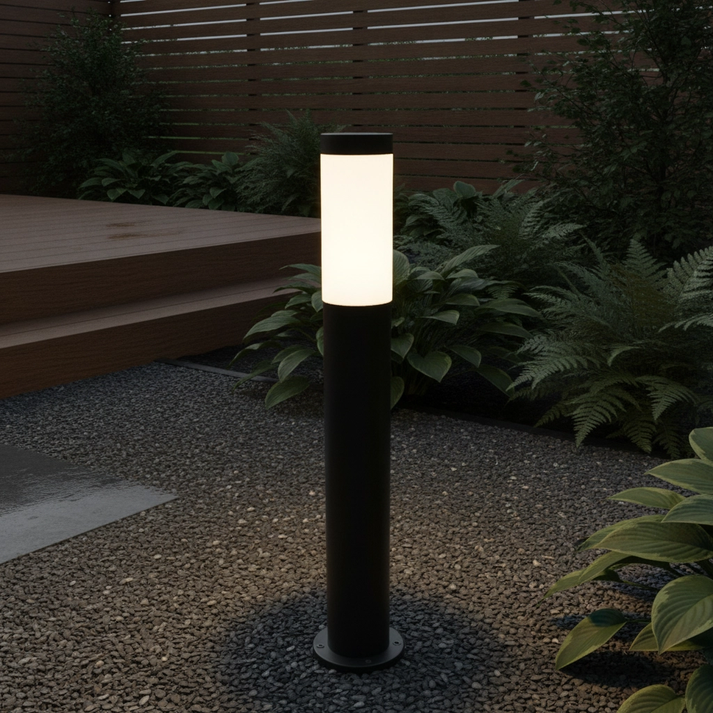 Staande buitenlamp zwart Manila 65cm - zwart