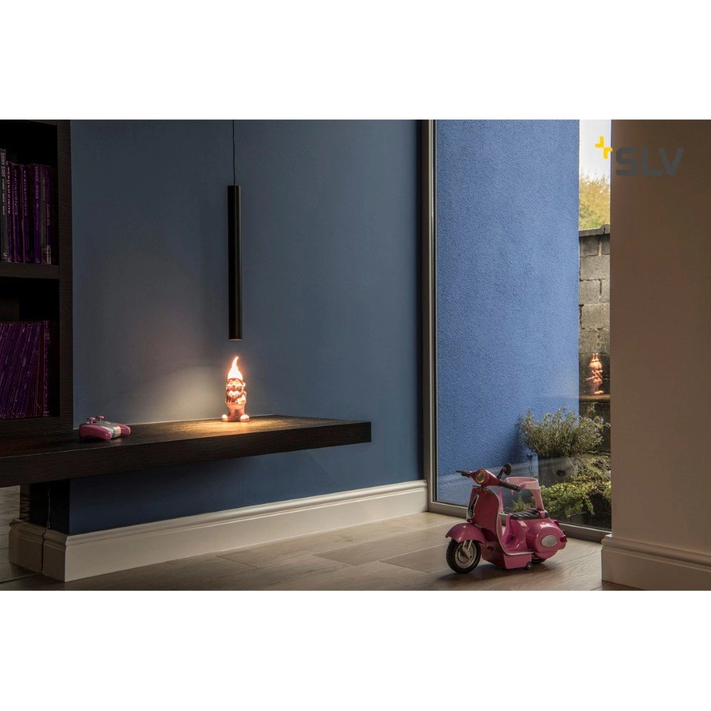 Zwarte pendel hanglamp Helia 4cm SLV 4024163172820