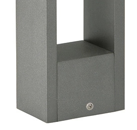 Staande Led buitenlamp Padestal antraciet Albert 4007235222425