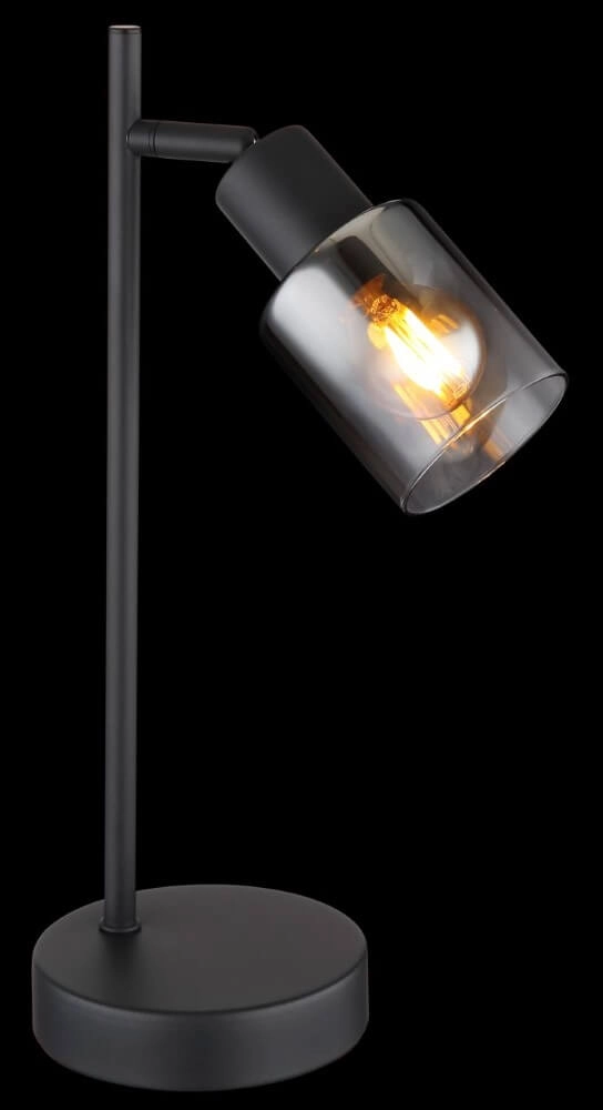 Tafellamp Hubertus met smoke glas Globo 9007371446025