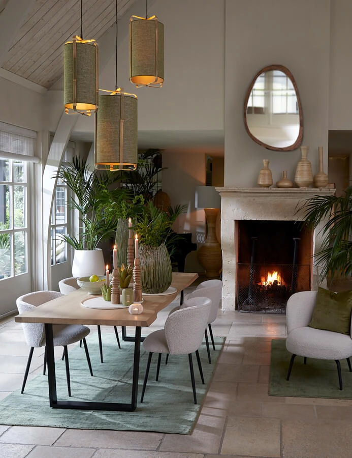 Groene hanglamp Sendai Ø 37cm Light & Living 8717807701017