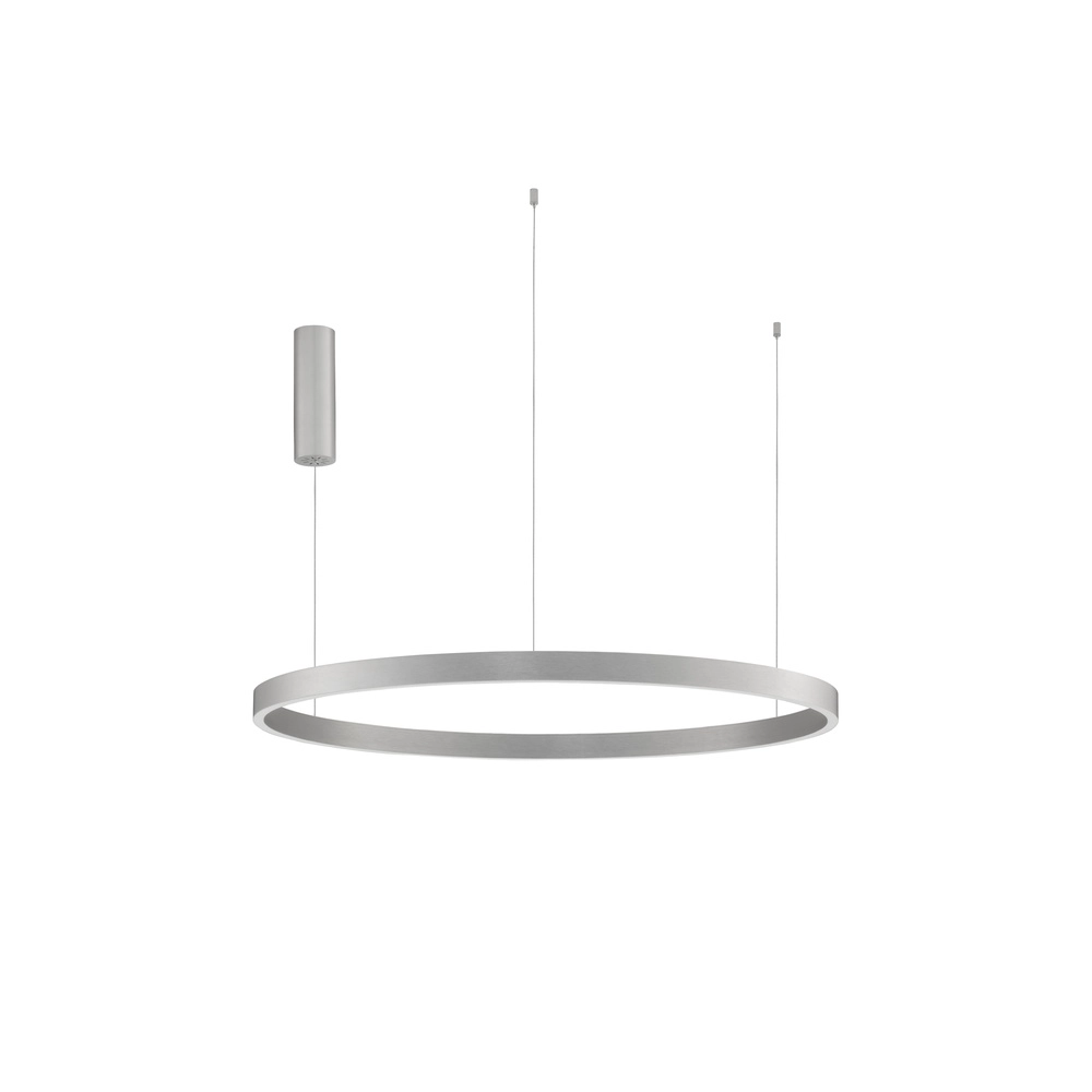 Design hanglamp Elowen zilvergrijs Ø 98cm Lyora 5212017439154