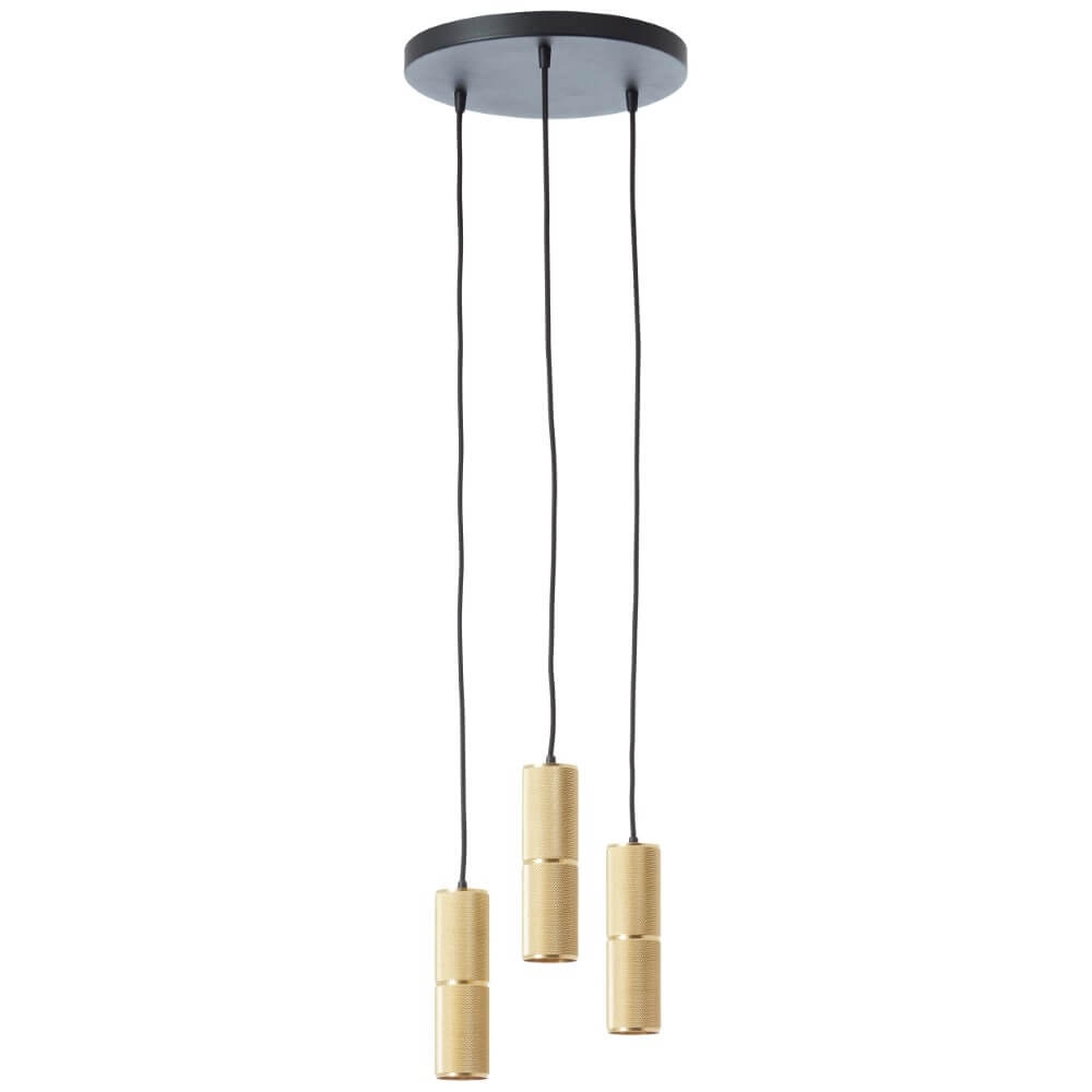 3-lichts hanglamp Marty Ø 30cm goud Brilliant 4004353438325