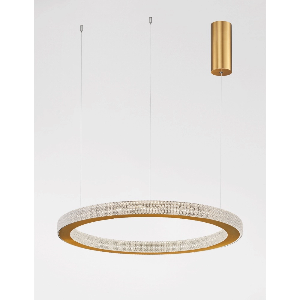 Hanglamp Fiore goud Ø 60cm Lyora 5212017424136