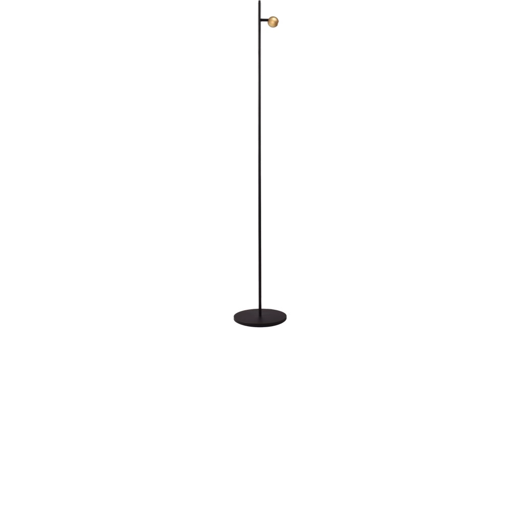 Vloerlamp Talana zwart met goud Masterlight 8718121359229