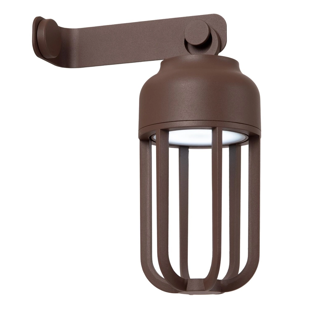 Oplaadbare wandlamp Wells roestbruin Lucide 5411212334121
