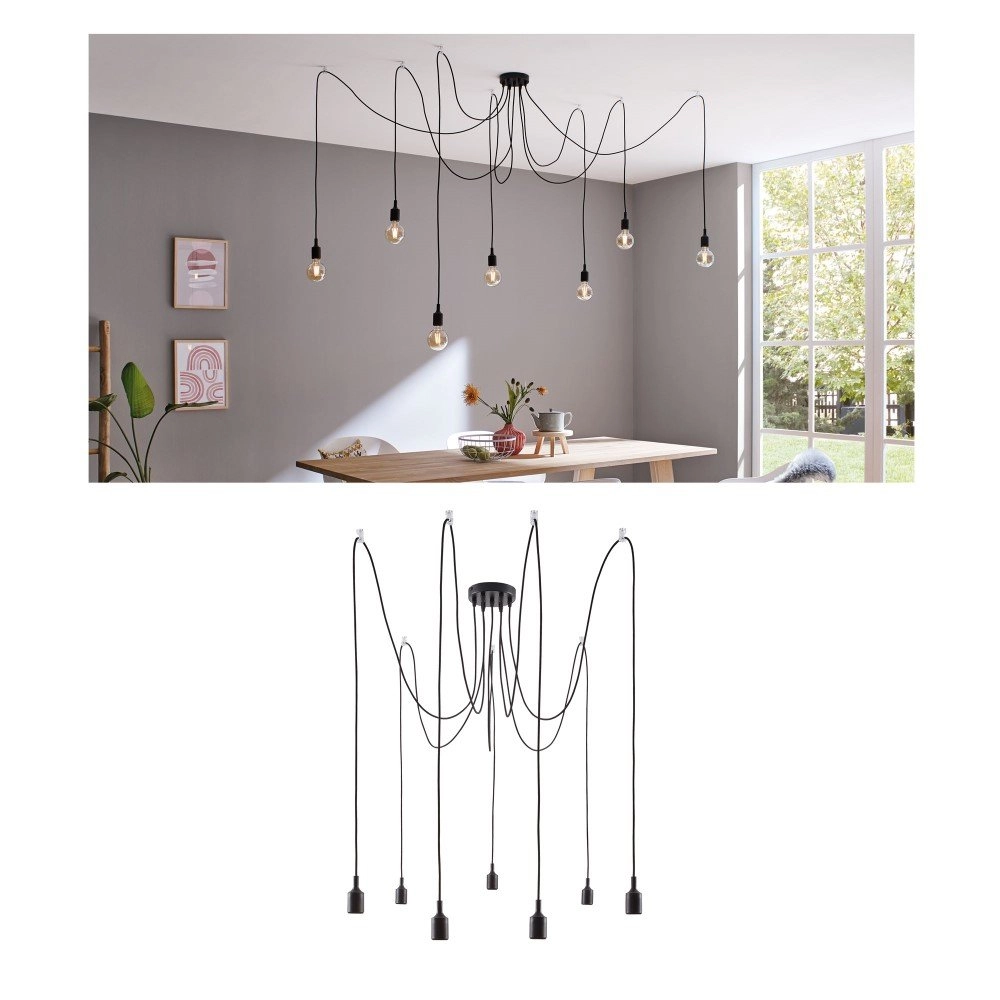 7-lichts pendel Ketil Spider Paulmann 4000870503904