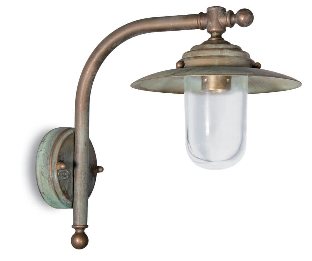 Messing wandlamp Chalet M