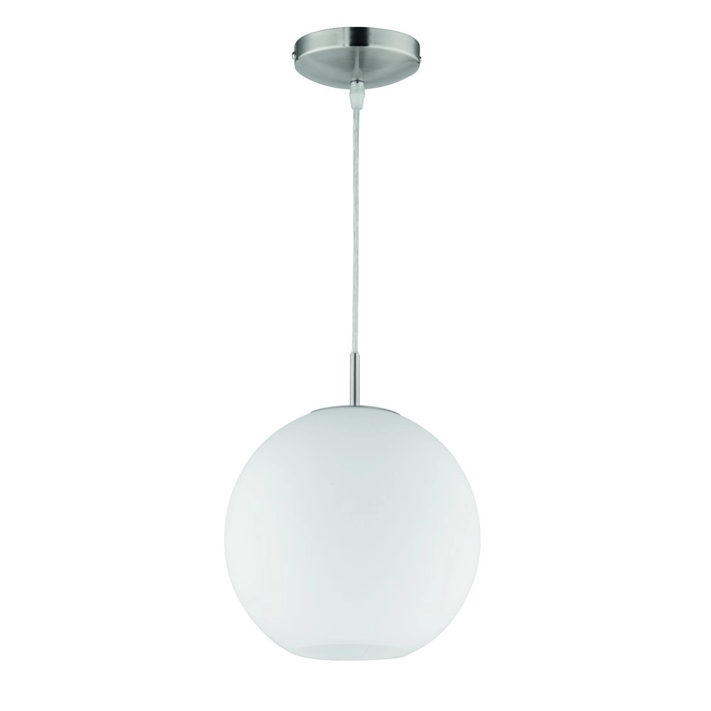 Moderne Hanglamp Moon 25cm wit Trio 4017807258028