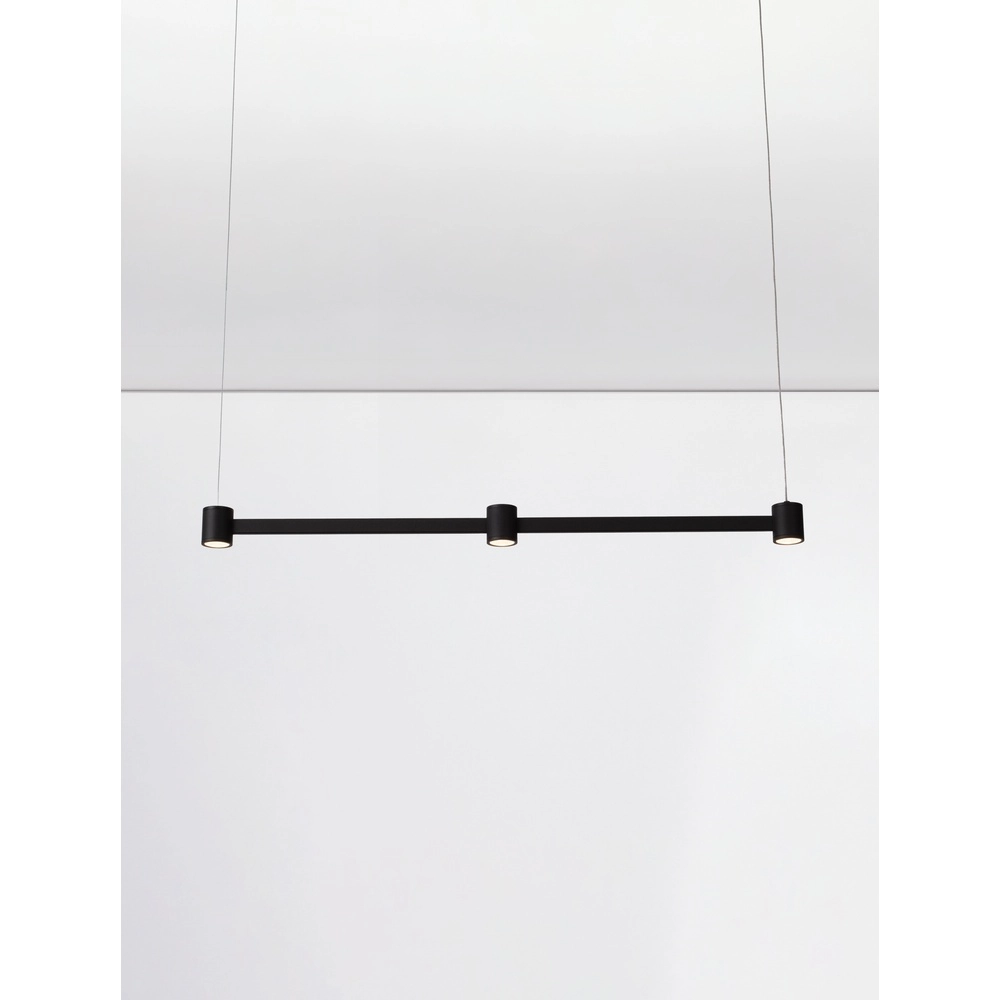Design hanglamp Puize 3-lichts zwart Lyora 5212017448576