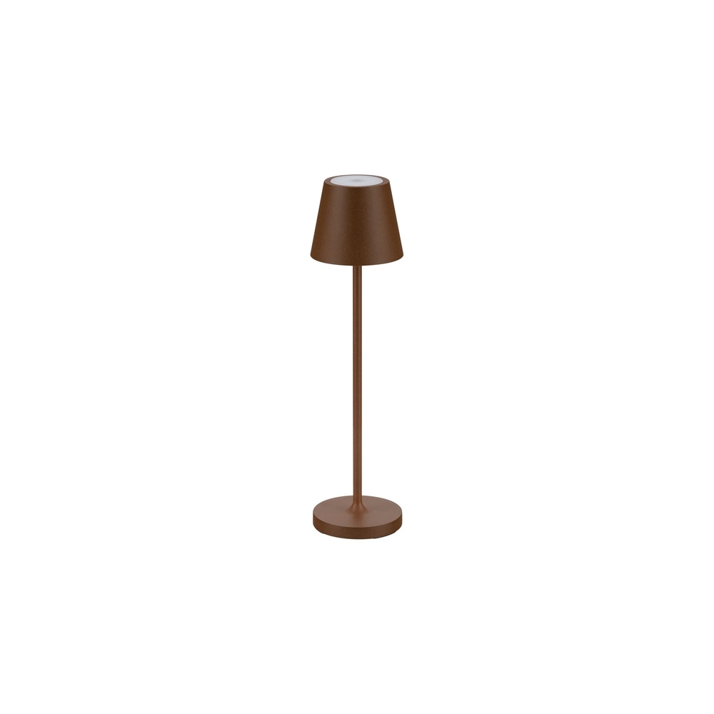 Table lamp Petit Rusty brown rechargeable Lyora 5212017450784